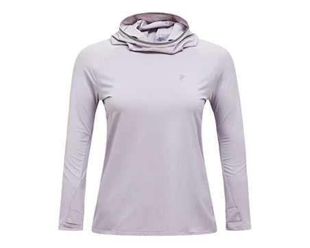 Peak Performance M REPEL UPF HOODED LS TEE Erkek Günlük Uzun Kollu Tişört G80745020T Mor