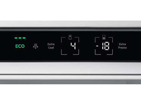 ELECTROLUX ENP7TD75S D Enerji Sınıfı 376L Low Frost Alttan Donduruculu Ankastre Buzdolabı Beyaz