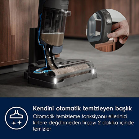 Electrolux Ultimate 800 EW81U3DB 21.6 V Islak ve Kuru Dikey Şarjlı Süpürge