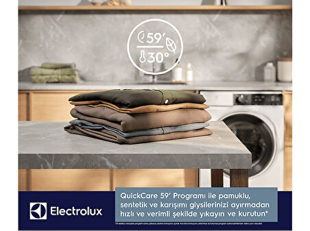 ELECTROLUX EW7W4602QT 700 Serisi 11/7kg 1600 Devir Buharlı Wi-Fi Kurutmalı Çamaşır Makinesi