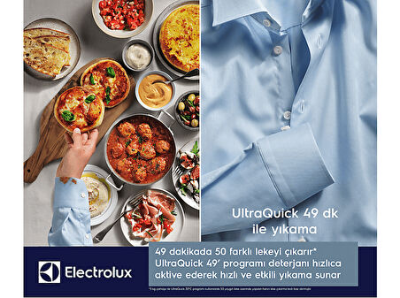 ELECTROLUX EW8W7607AT 800 Serisi UltraCare 11 kg Yıkama 7 kg Kurutma 1600 Devir AutoDose Wi-Fi Kurutmalı Çamaşır Makinesi