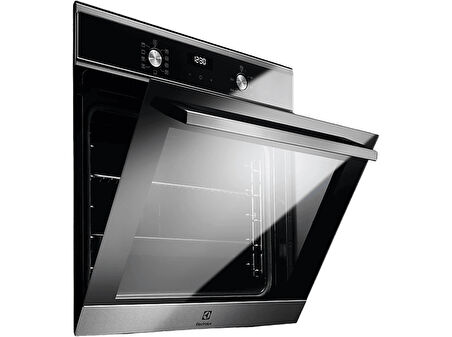 ELECTROLUX EOF5F50BX SurroundCook Katalitik Temizlemeli 65 lt Multifonksiyonel Cam Ankastre Fırın Siyah