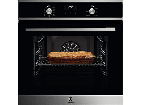 ELECTROLUX EOF5F50BX SurroundCook Katalitik Temizlemeli 65 lt Multifonksiyonel Cam Ankastre Fırın Siyah