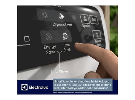 ELECTROLUX EW9D797SCT 900 Serisi PerfectCare 3DSense 9 kg AAA Enerji Sınıfı Inverter Wi-Fi Kurutma Makinesi