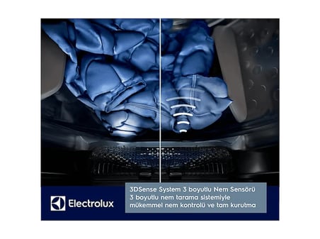 ELECTROLUX EW9D797SCT 900 Serisi PerfectCare 3DSense 9 kg AAA Enerji Sınıfı Inverter Wi-Fi Kurutma Makinesi