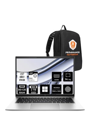 Elitebook 840 G9 i7 1255U 80GB 2TB SSD 14" WUXGA W11P Dizüstü Bilgisayar & PER4 Çanta