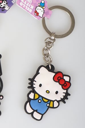 x Dekomus Lisanslı Hello Kitty & Kuromi Zincir Anahtarlık Seti
