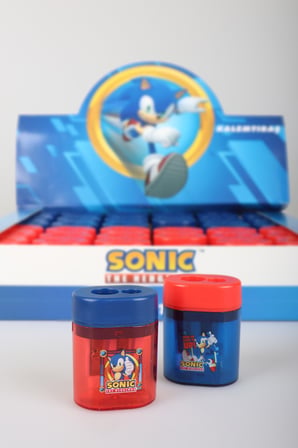 x Dekomus Lisanslı Sonic 2 Adet Çift Bıçaklı Kalemtraş