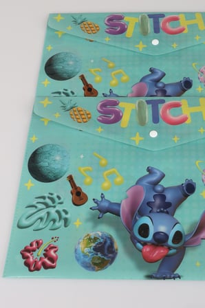 x Dekomus Lisanslı Stitch 4 Adet Çıtçıt Dosya Yeni Sezon