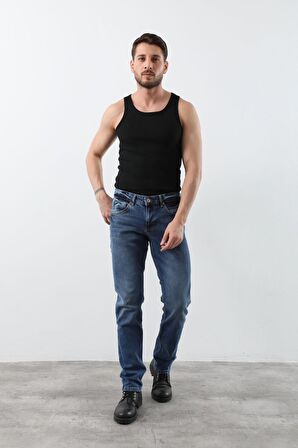 Erkek Jean Pantolon Mavi