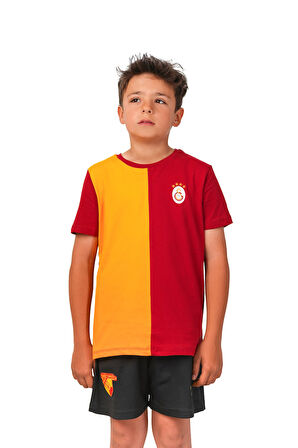 Galatasaray Orijinal 5 Yıldız Parçalı Çocuk Forma T-shırt