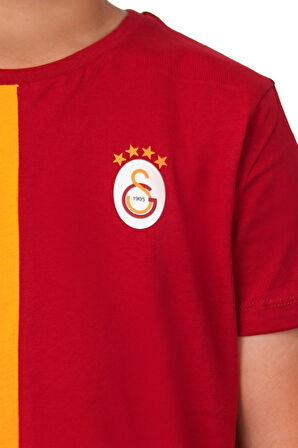 Galatasaray Orijinal 5 Yıldız Parçalı Çocuk Forma T-shırt