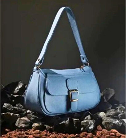 Kadın Mavi Omuz çantası 