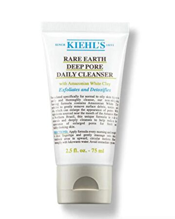 Kiehl's Rare Earth Deep Pore Daily Cleanser 75 ML - Peeling 