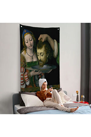 Salome ile Vaftizci Yahya'nın Başının Kesilmesi Duvar Örtüsü-7339