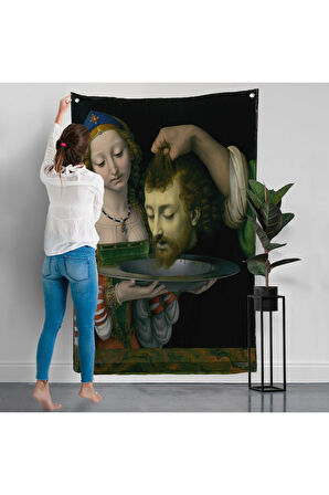 Salome ile Vaftizci Yahya'nın Başının Kesilmesi Duvar Örtüsü-7339