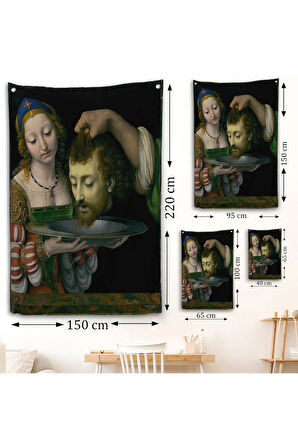 Salome ile Vaftizci Yahya'nın Başının Kesilmesi Duvar Örtüsü-7339