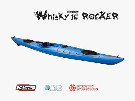 Point65 Whisky 16 Rocker Rudder & Skeg Kano-MAVİ