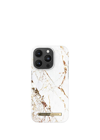 Ideal Of Sweden iPhone 14 Pro Carrara Gold Telefon Kılıfı