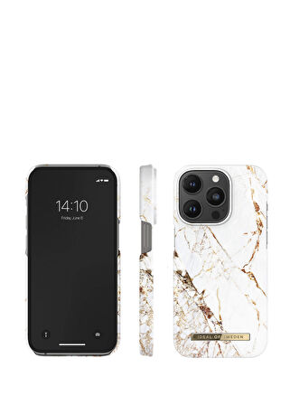 Ideal Of Sweden iPhone 14 Pro Carrara Gold Telefon Kılıfı