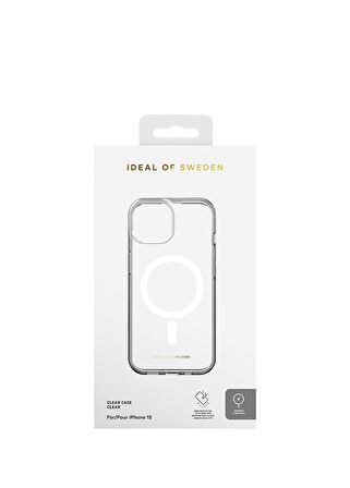Ideal Of Sweden iPhone 15 Magsafe Uyumlu Şeffaf Telefon Kılıfı