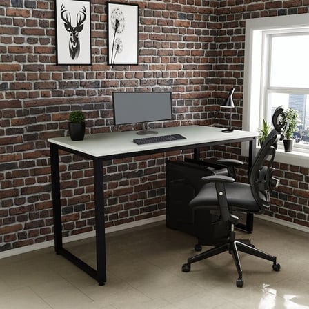 Ceramical 140 cm Çalışma Masası - Beyaz