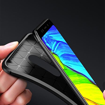 Gpack Xiaomi RedMi 5 Plus Kılıf Negro Karbon Dizayn Silikon