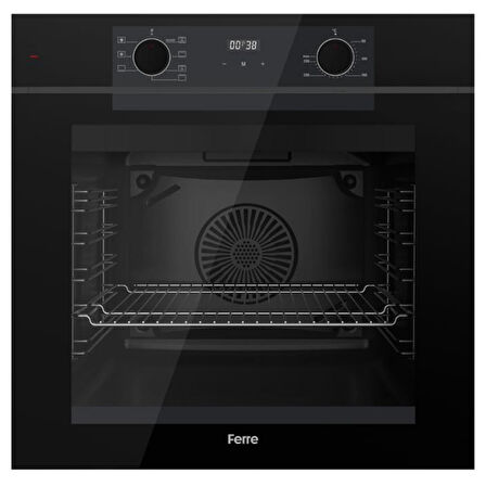 Ferre FryArt &FlowArt Avena Sessiz Davlumbaz Elektrikli Siyah Ank. Set (D077-SA + MS261 + QEP63CS)