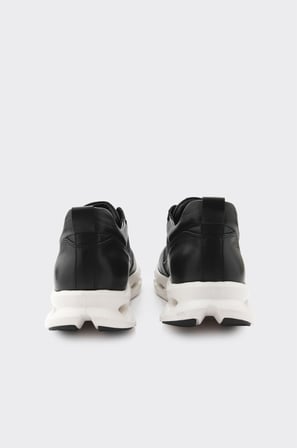 Hakiki Deri Lazer Kesim Erkek Sneaker