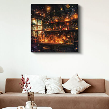 Simyacı Atölyesi - Işıltılı İksirler Anime Kanvas Tablo