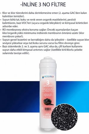 Kapalı Kasa Su Arıtma Filtresi Cihazı 80 Gpd King Membranlı İnline Yıllık Filtre Seti