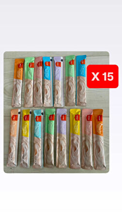 WANPY Karışık Lezzetli Kedi Ödülü 14 gr X 15 Adet SK:09.2026