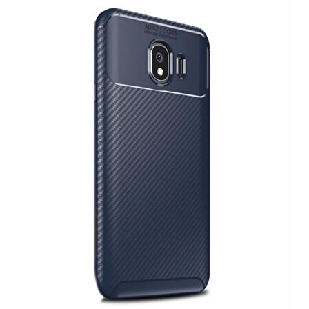 Gpack Samsung Galaxy J4 Kılıf Negro Karbon Dizayn Silikon  Nano