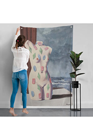 Rene Magritte - Su Damlası Duvar Örtüsü-7345