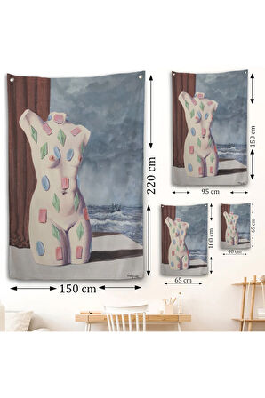 Rene Magritte - Su Damlası Duvar Örtüsü-7345