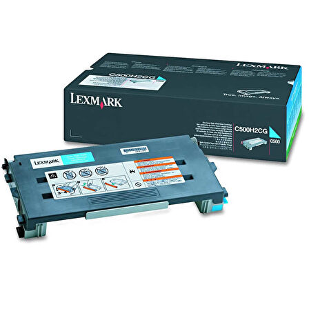Lexmark C500-C500H2CG Mavi Orijinal Toner