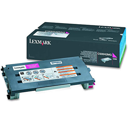 Lexmark C500-C500H2MG Kırmızı Orijinal Toner