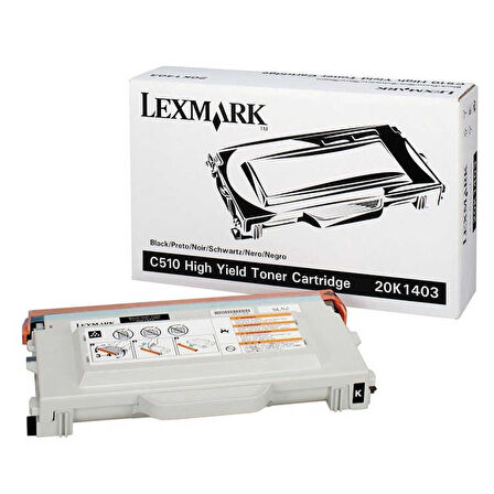 Lexmark C510-20K1403 Siyah Orijinal Toner