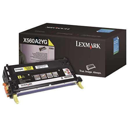 Lexmark X560-X560A2YG Sarı Orijinal Toner