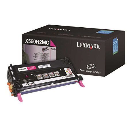 Lexmark X560-X560H2MG Kırmızı Orijinal Toner Yüksek Kapasiteli