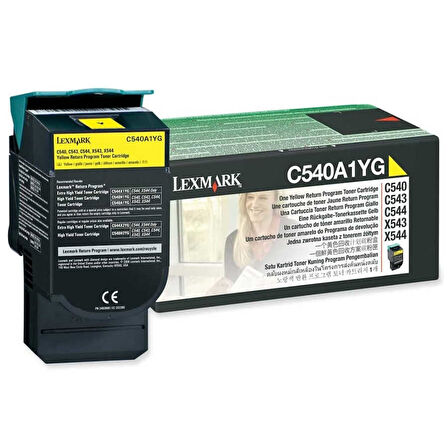 Lexmark C540-C540A1YG Sarı Orijinal Toner