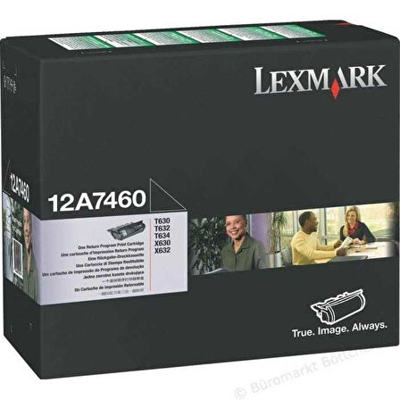 Lexmark T630-12A7460 Orijinal Toner