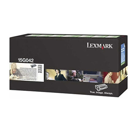 Lexmark C752-15G042M Kırmızı Orijinal Toner Yüksek Kapasiteli