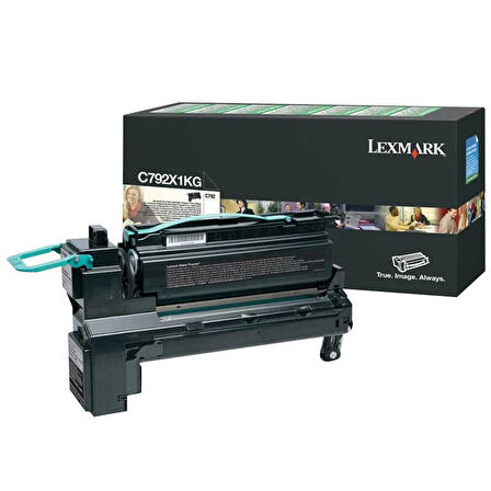 Lexmark C792-C792X1KG Siyah Orijinal Toner Yüksek Kapasiteli