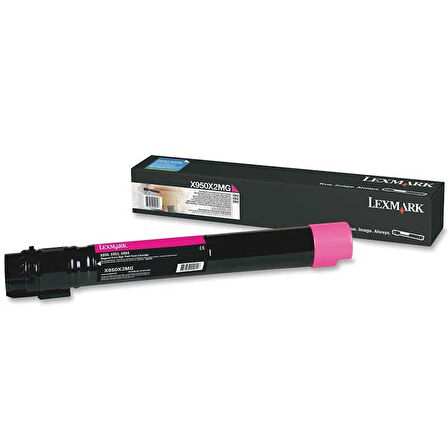Lexmark X950-X950X2MG Kırmızı Orijinal Toner