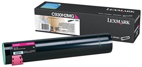 Lexmark C930H2MG 24.000 Sayfa Magenta Kırmızı Toner C935