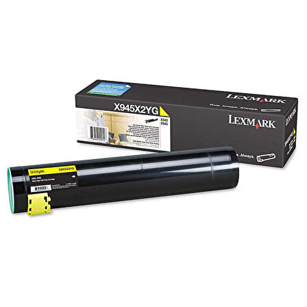 Lexmark X940-X945X2YG Sarı Orijinal Toner