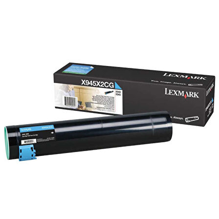 Lexmark X940-X945X2CG Mavi Orijinal Toner
