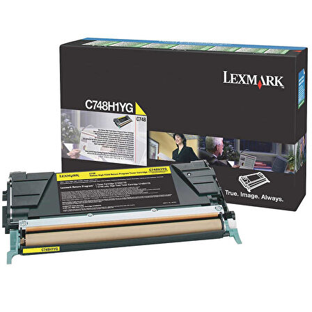 Lexmark C748-C748H1YG Sarı Orijinal Toner Yüksek Kapasiteli