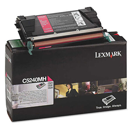 Lexmark C524-C5240MH Kırmızı Orijinal Toner Yüksek Kapasiteli